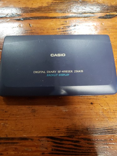 Casio 4985 digital diary - casio, sf-4985