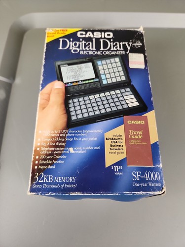 Casio 4000 digital diary - casio, sf-4000