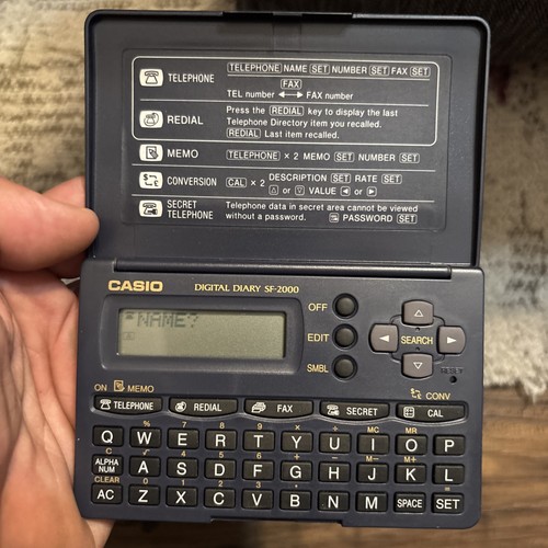 Casio 2000 digital diary - digital,