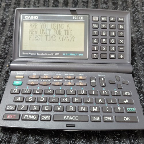 Vintage casio digital diary - digital,