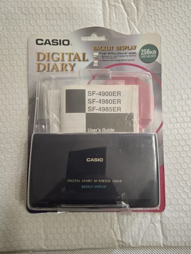 Casio 4985 digital diary - sf-4985,