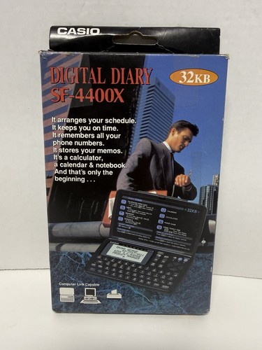 Casio digital diary 4400x - digital, sf-4400x