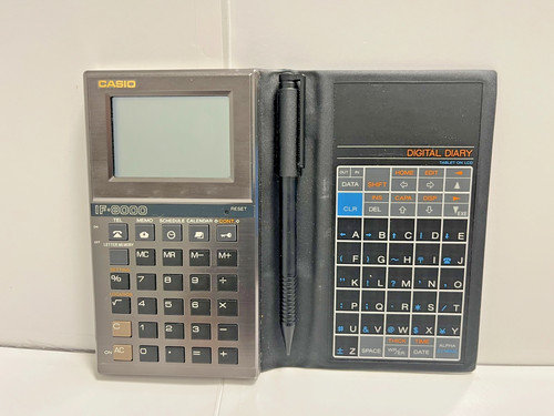 Casio 8000 digital diary - casio,